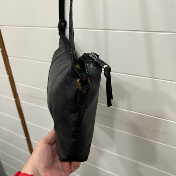 Vintage Etienne Aigner Purse Designer  Handcrafted black Leather Handbag - Picture 8 of 12